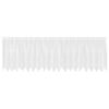 vidaXL Rideau en Dentelle Floral Blanc 100 x 500 cm Polyester