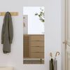 vidaXL Miroir mural 30x80 cm verre rectangulaire