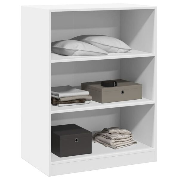 vidaXL Garde-robe blanc 77x48x102 cm bois d'ing&eacute;nierie