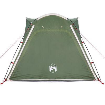 vidaXL Tente de camping 4 personnes vert libération rapide imperméable