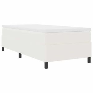 vidaXL Lit &agrave; ressorts Cr&egrave;me et Blanc 80 x 200 cm