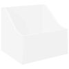 vidaXL Bo&icirc;te &agrave; disques LP Blanc 37 x 33 x 32 cm Bois d'ing&eacute;nierie
