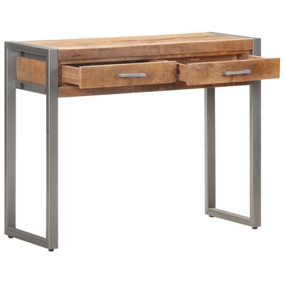 vidaXL Table console 95x35x75 cm Bois de manguier massif