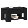 vidaXL Table basse Ch&ecirc;ne noir 79 x 49 x 41 cm Bois d'ing&eacute;nierie