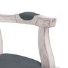 vidaXL Chaises &agrave; manger lot de 2 gris fonc&eacute; 62x59,5x100,5 cm velours