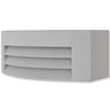 vidaXL Applique murale ext&eacute;rieure Aluminium Gris