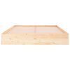 vidaXL Cadre de lit sans matelas bois massif 140x190 cm