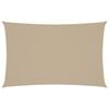 vidaXL Voile de parasol tissu oxford rectangulaire 5x8 m beige