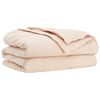 vidaXL Couette 240 x 260 cm Toutes saisons Fibre de Kapok Beige