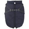 vidaXL Manteau pour chien Bleu marine 3XL Fleece et Polyester