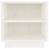 vidaXL Tables de chevet 2 pcs Blanc 40x34x40 cm Bois de pin solide