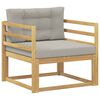 vidaXL Sofa de milieu ext&eacute;rieur Polyester Blanc