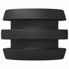 vidaXL Bumpers de Table de Football 3 x 3 x 2 cm 16 pcs Noir