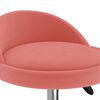 vidaXL Chaise pivotante de salle &agrave; manger Rose Velours