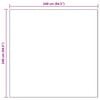 vidaXL Tapis en fausse Tafalla Anthracite 240 x 240 cm Polyester