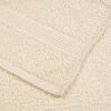 vidaXL Serviettes d'invit&eacute; FROGN 10 pcs cr&egrave;me 30x50 cm 360 g/m&sup2;