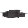 vidaXL Tables basses 2 pcs Gris 111,5x50x33 cm Bois d'ing&eacute;nierie