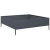 vidaXL Lit sur&eacute;lev&eacute; de jardin anthracite 100x100x33,5 cm acier
