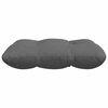 vidaXL Coussins de si&egrave;ge 4 pcs Gris fonc&eacute; 40 x 40 cm