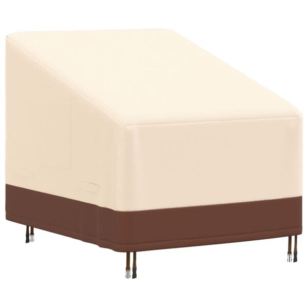 vidaXL Housses de chaise longue de jardin 2 pcs 79x97x48/74 cm 600D