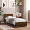 vidaXL Cadre de lit sans matelas avec t&ecirc;te de lit 90x190 cm