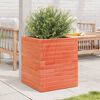 vidaXL Jardini&egrave;re cire marron 40x40x46 cm bois de pin massif