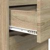 vidaXL Tables de chevet 2 pcs Ch&ecirc;ne Sonoma 40 x 30 x 467 cm