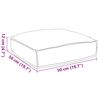 vidaXL Coussin Gris 50 x 50 x 12 cm Tissu Oxford