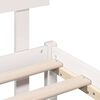vidaXL Cadre de lit Blanc 80 x 200 cm Bois de pin massif