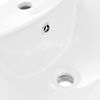vidaXL Lavabo autoportant avec socle Céramique Blanc 580x470x200 mm