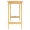 vidaXL Ensemble de bar 3 pcs Bois de pin massif
