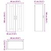 vidaXL Armoire de cuisine Ch&ecirc;ne brun 60 x 31 x 100 cm