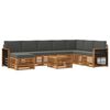 vidaXL Ensemble de canap&eacute;s d'ext&eacute;rieur 9 pc 8 place