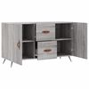 vidaXL Buffet sonoma gris 100x36x60 cm bois d'ing&eacute;nierie