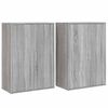 vidaXL Buffets 2 pcs sonoma gris 60x31x84 cm bois d'ingénierie