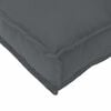 vidaXL Coussin 4 pcs Anthracite 40 x 40 x 8 cm Tissu Oxford