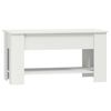 vidaXL Table basse blanc 101x49x52 cm bois d'ing&eacute;nierie