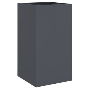 vidaXL Jardini&egrave;re anthracite 42x38x75 cm acier