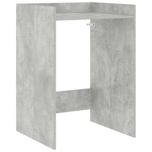 vidaXL Armoire pour machine &agrave; laver Gris b&eacute;ton 67,5 x 62 x 97 cm