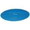 Intex Couverture solaire de piscine bleu 448 cm poly&eacute;thyl&egrave;ne