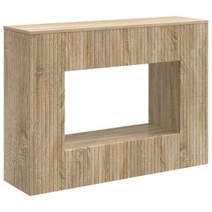 vidaXL Table console Ch&ecirc;ne Sonoma 101 x 29 x 74 cm Bois d&rsquo;ing&eacute;nierie