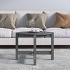 vidaXL Table basse Gris &Oslash; 62,5x45 cm Bois massif de pin