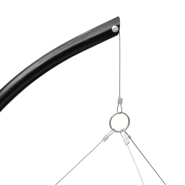 vidaXL Support de barbecue au charbon de bois Rond