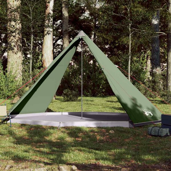 vidaXL Tente familiale tipi 8 personnes vert imperméable