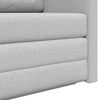 vidaXL Canap&eacute;-Lit 110cm Gris nuage tissu