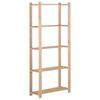 vidaXL &Eacute;tag&egrave;re de stockage 5 niveaux 80x28,5x170 cm Bois de pin massif