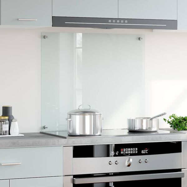 vidaXL Dosseret de cuisine Transparent 70x60 cm Verre trempé