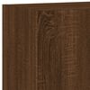 vidaXL Unit&eacute;s murales TV 6 pcs ch&ecirc;ne marron bois d'ing&eacute;nierie