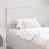 vidaXL T&ecirc;te de lit Blanc Brillant 75 cm Bois d'ing&eacute;nierie