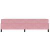 vidaXL Cadre de lit avec matelas Rose 90 x 200 cm tissu